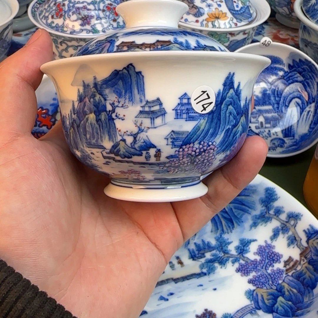 彦祖纯手工手绘茶具174