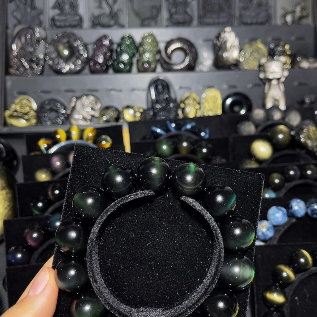 用***6黑曜岩未镶嵌珠宝奇石