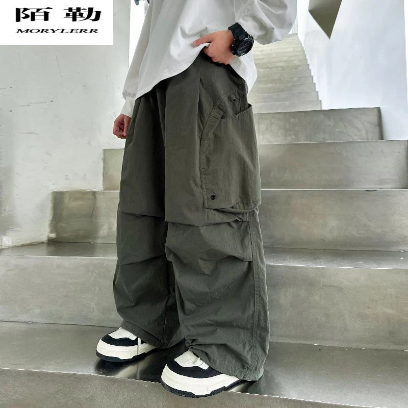 陌勒男童夏款裤子薄款2025新款儿童夏季工装运动防蚊长裤大男孩夏