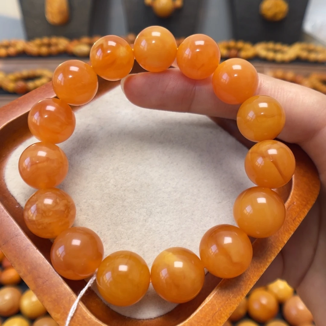 蜜蜡未镶嵌手链蜜蜡