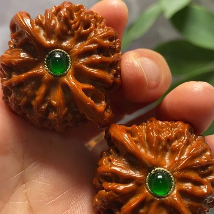 文玩核桃把件42宫灯