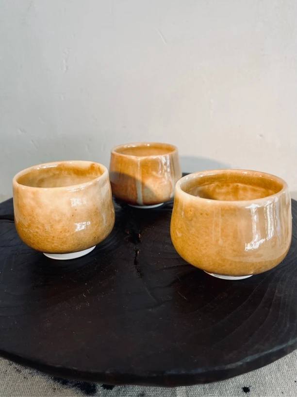 金彩系列（随机发货）景德镇高温茶杯品茗杯文创志野烧主人杯