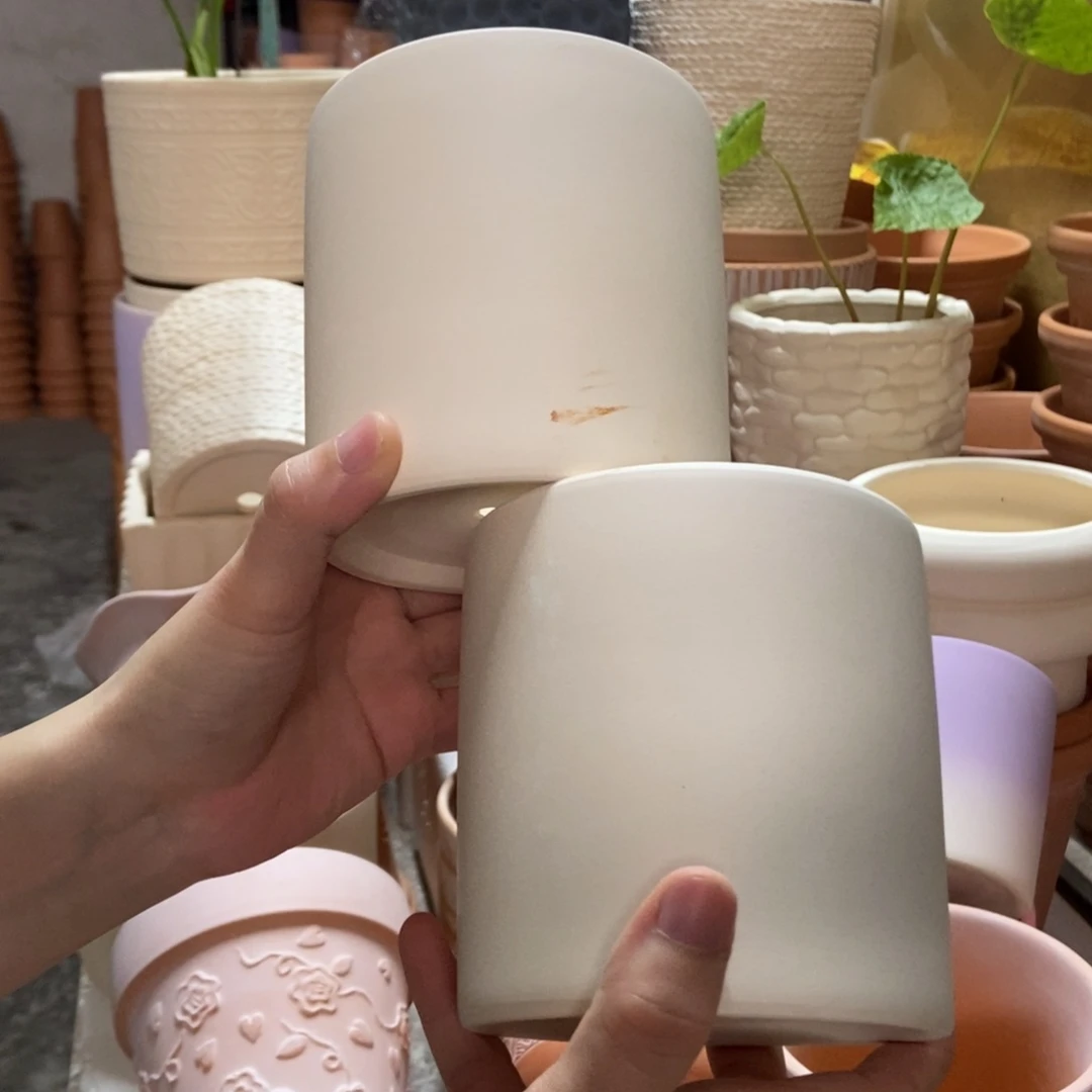 11×11 直筒白陶 2个装