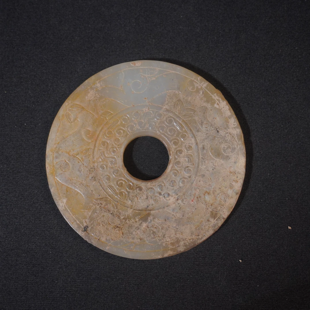 2SC5  明  和田玉玉璧