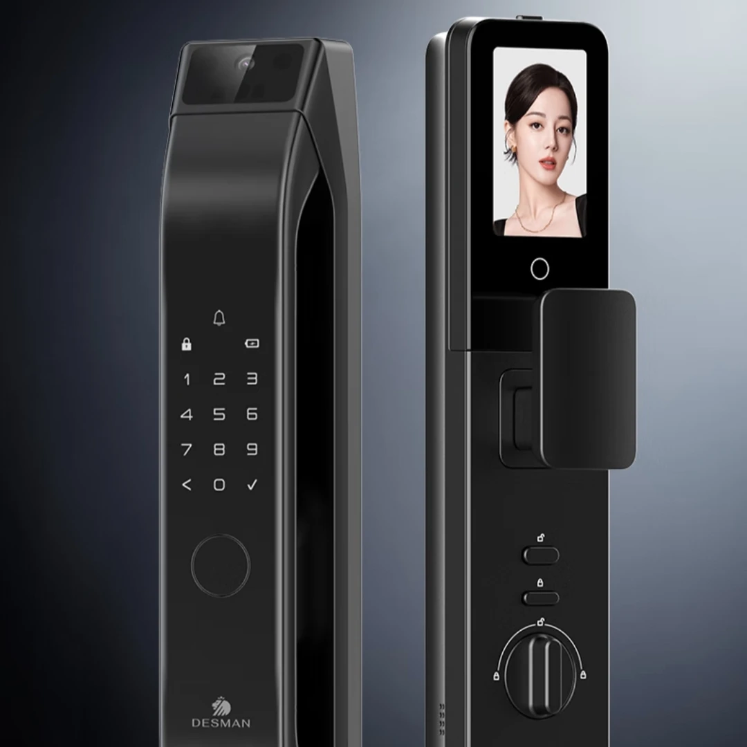 Q5FPRO下摄版，上下双摄3D人脸识别可视猫眼