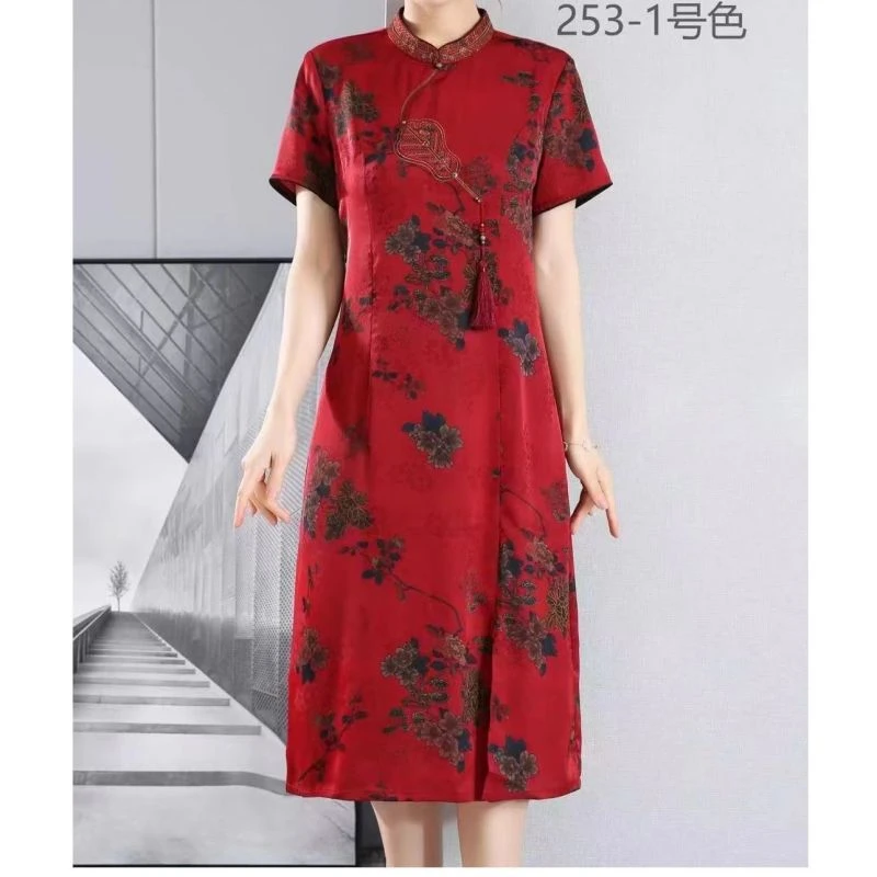 9-253-18精致复古连衣裙==