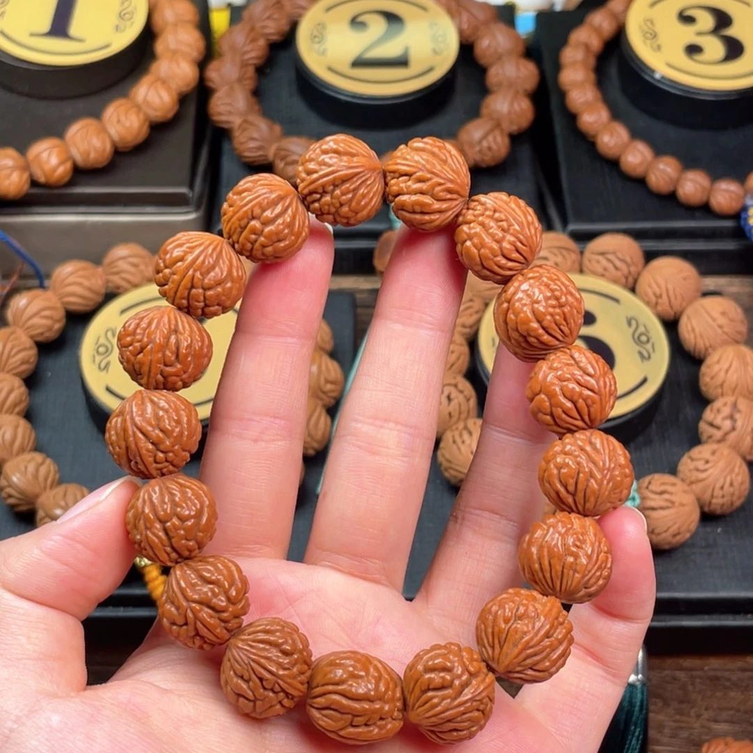 吊坠桃核荔枝纹17