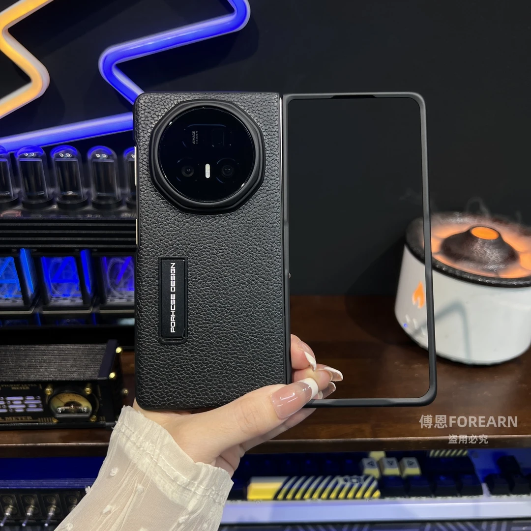 适用于荣耀magicv5手机壳v5折叠屏男女全包防摔自带支架保护套