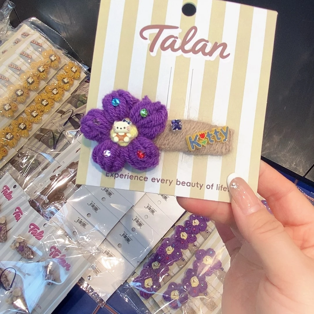 布艺铁合金新款掰掰夹