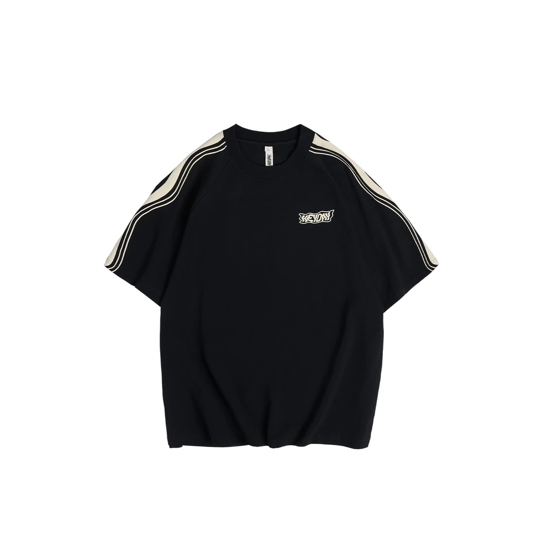 HEYDAY【直播专享】明星同款发泡波浪印花T恤