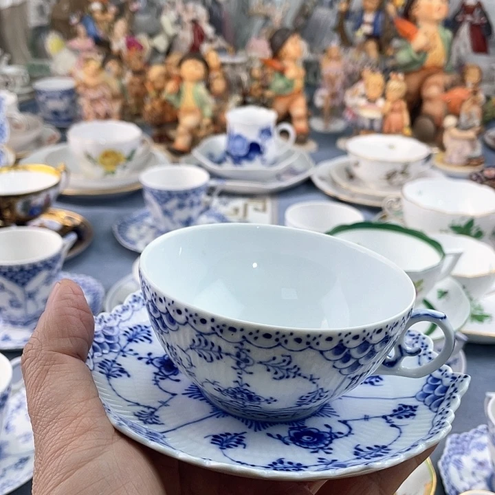 海外瓷器，中古高端欧瓷小**童