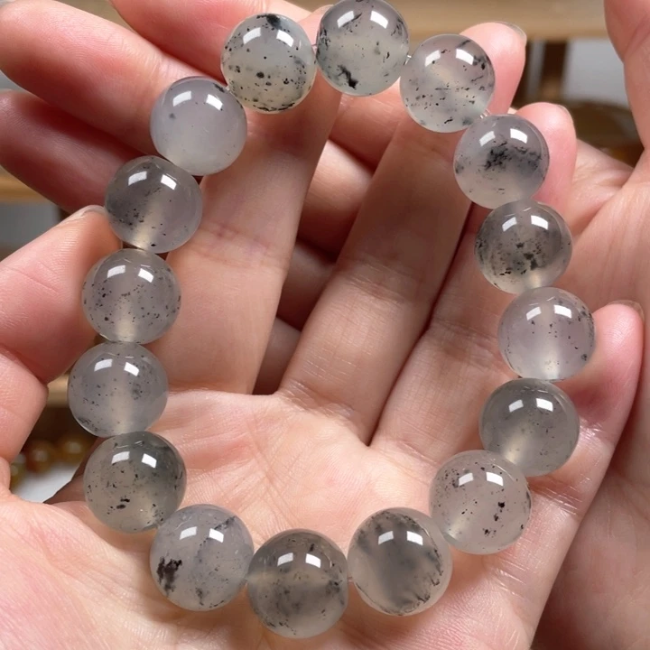 未镶嵌蛇纹石玉手链