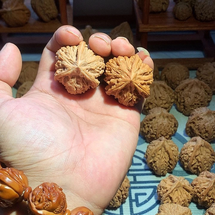 乘***浪把件文玩核桃三棱