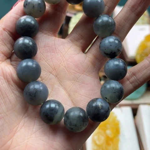 岫玉挂件未镶嵌手链