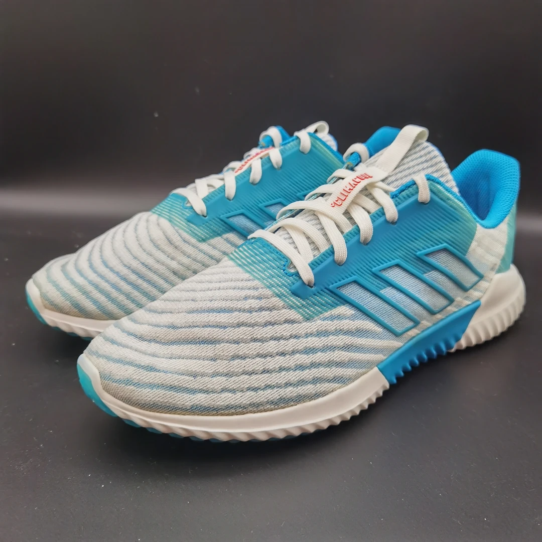 42.5码270/Adidas 清风2.0 蓝/二手球鞋无原盒/轻微使用