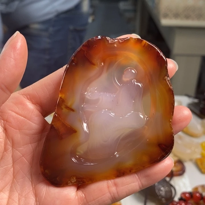 玛瑙/玉髓吊坠(不含链)未镶嵌