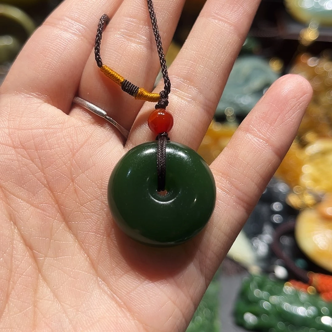岫玉未镶嵌毛衣链