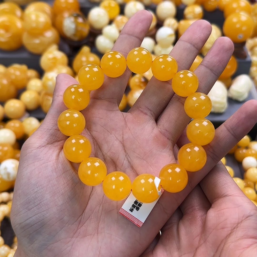 琥珀未镶嵌珠宝奇石16mm同料