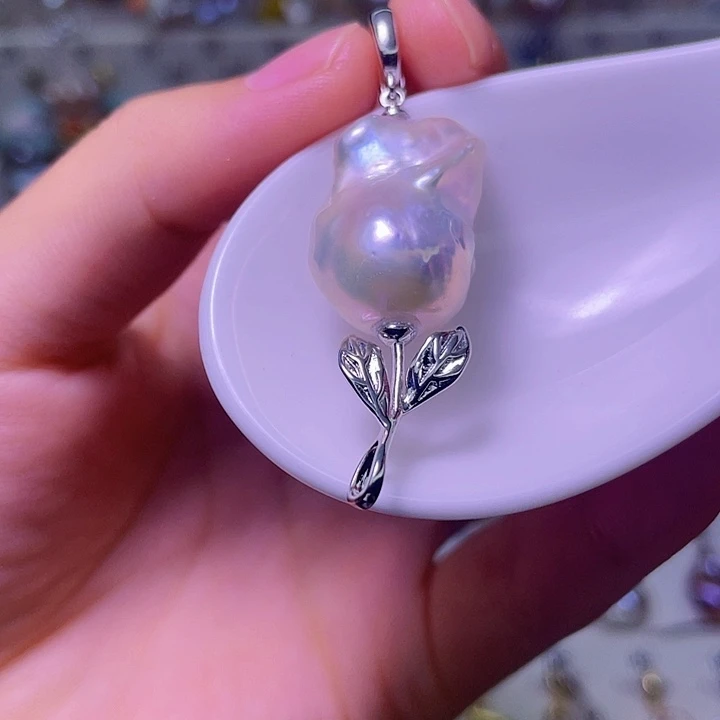 淡水珍珠颈饰合金47