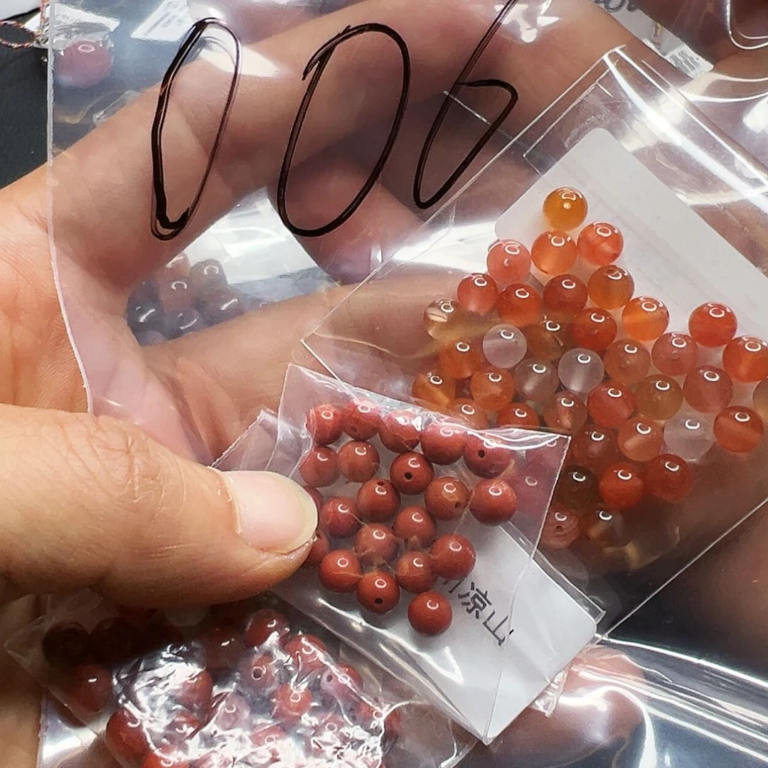 南红玛瑙配饰18颗未镶嵌_**_006