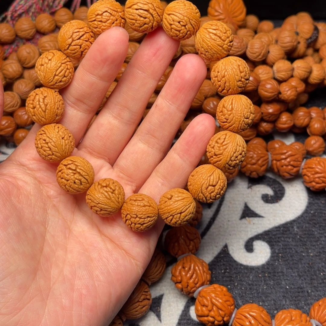 桃核手串龙纹桃核