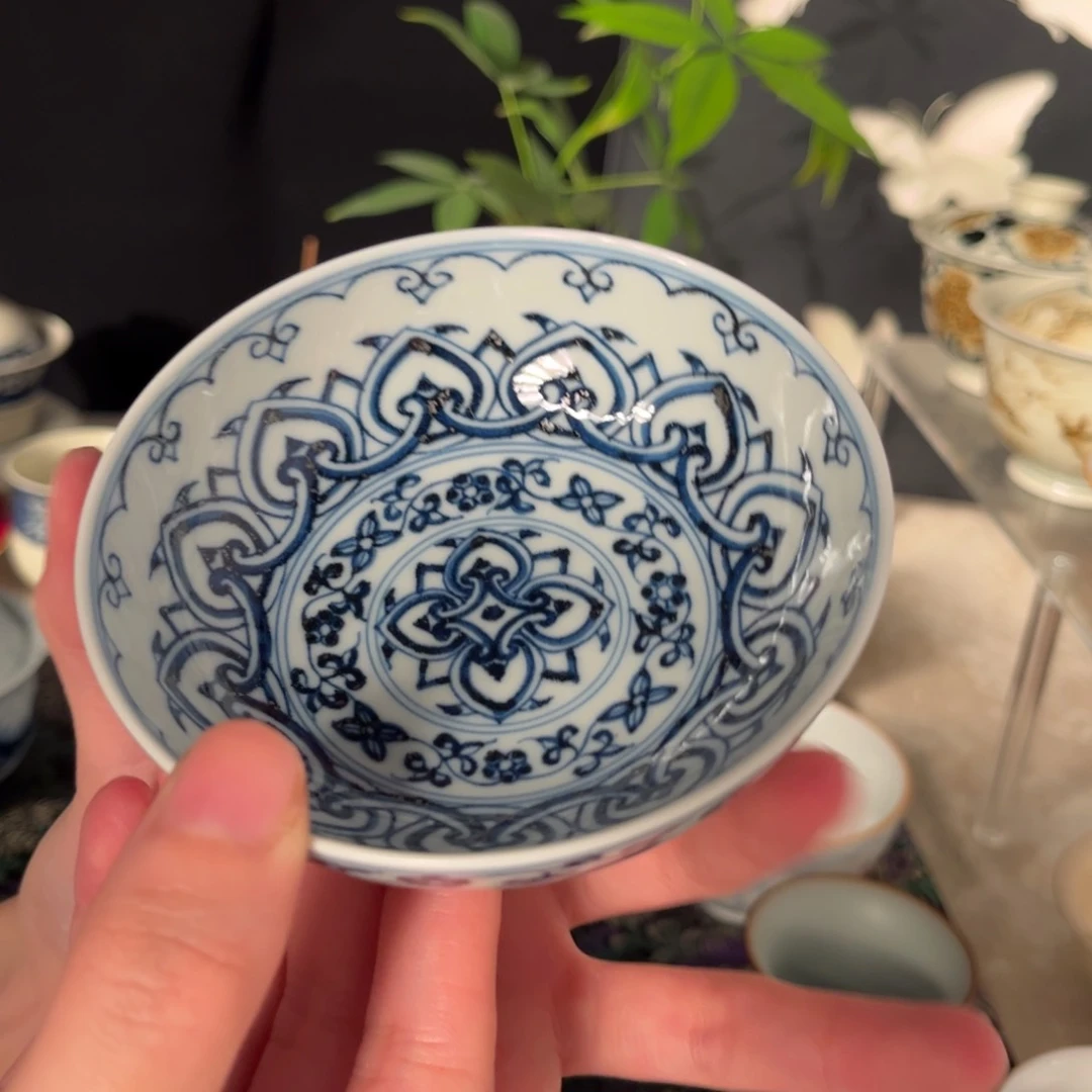 缸青花手绘杯子啊啊啊啊