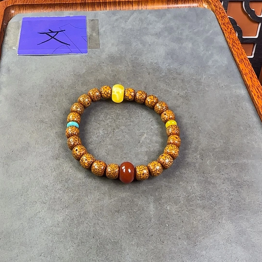 吊坠星月菩提手串