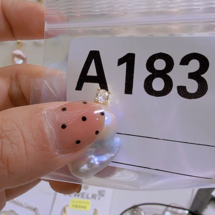 淡水珍珠银S925镶嵌颈饰