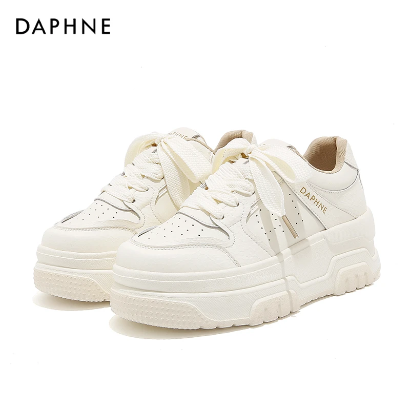 Daphne/达芙妮休闲鞋女2026春季爆款女鞋洋气百搭网红品质小白鞋