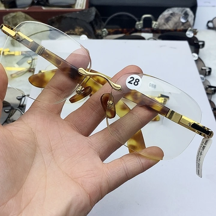 用***0分体款F天然水晶眼镜养目护目