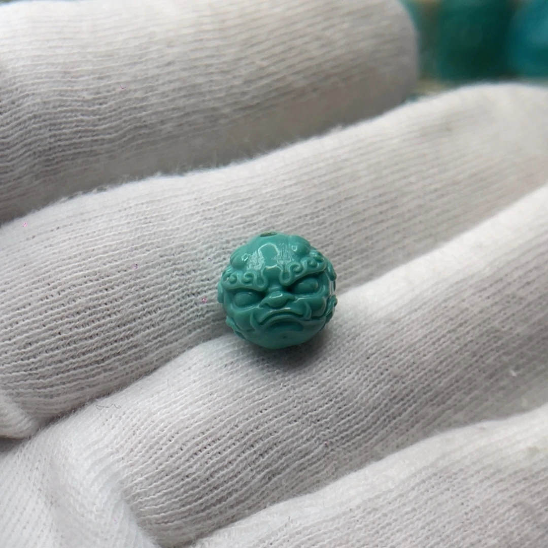 绿松石未镶嵌颈饰卡10.5