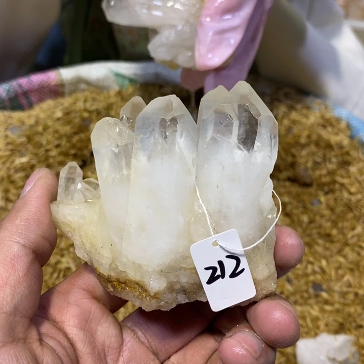 水晶水晶原石摆件未镶嵌