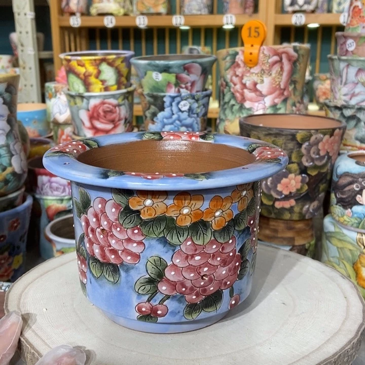 红陶景德镇艺术手绘作品