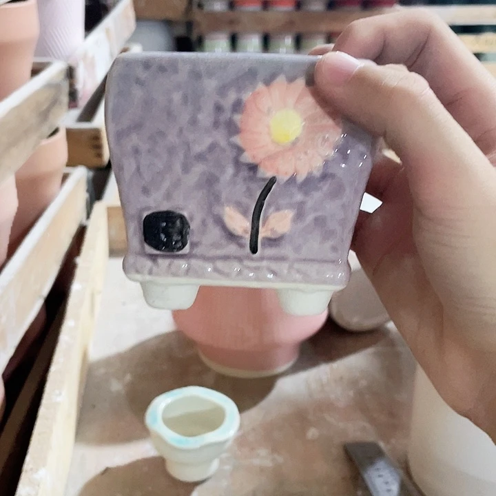 陶瓷花盆全场12包邮