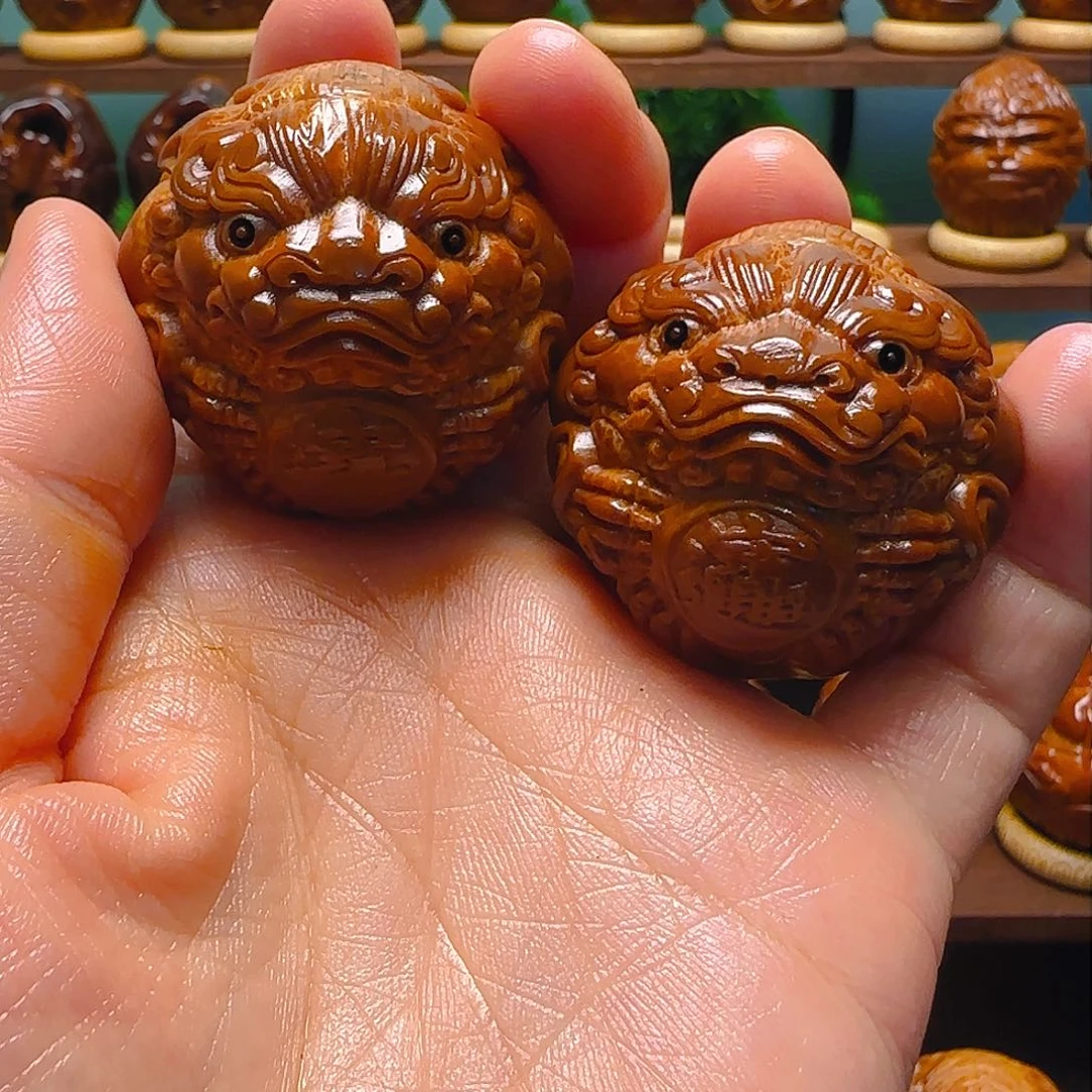 橄榄核手串/手链渝**步貔貅一对