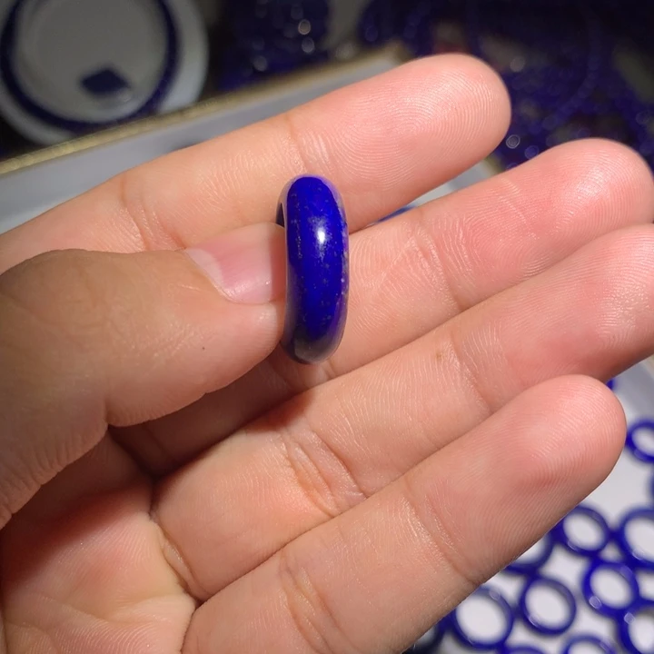 人***爱青金石未镶嵌15mm戒圈