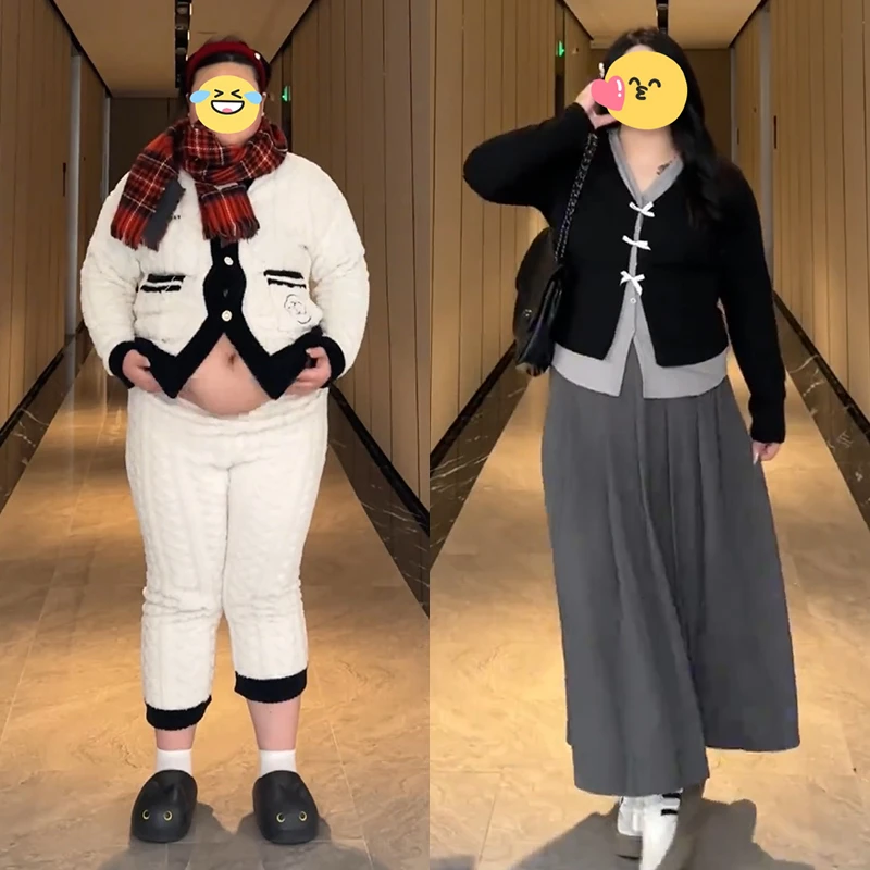 假两件短款蝴蝶结韩系修身长袖针织衫a字百褶半身长裙女早秋套装