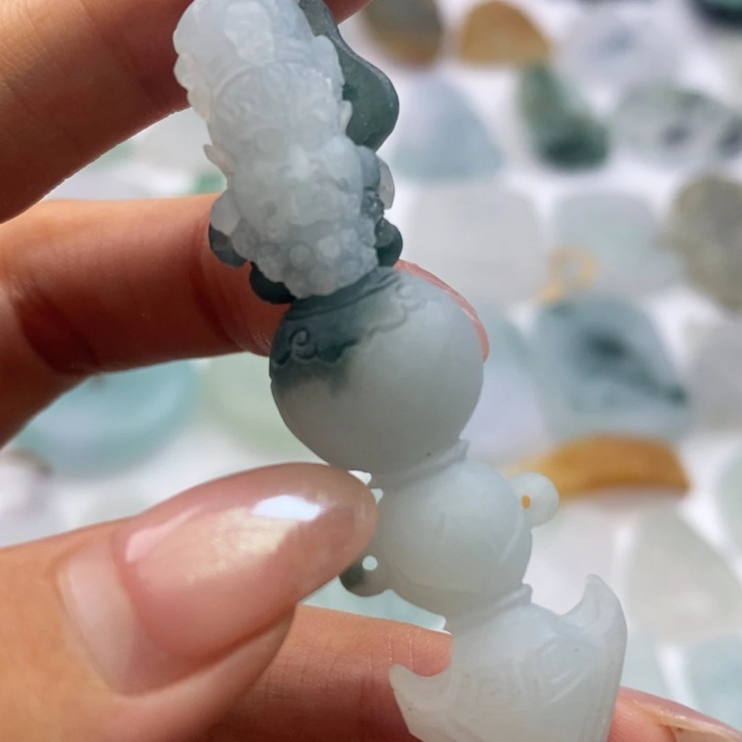 定制翡翠未镶嵌毛货无鉴赏期