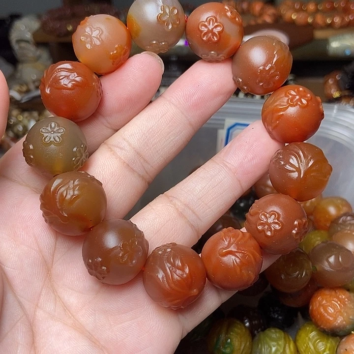 玛瑙/玉髓未镶嵌手链