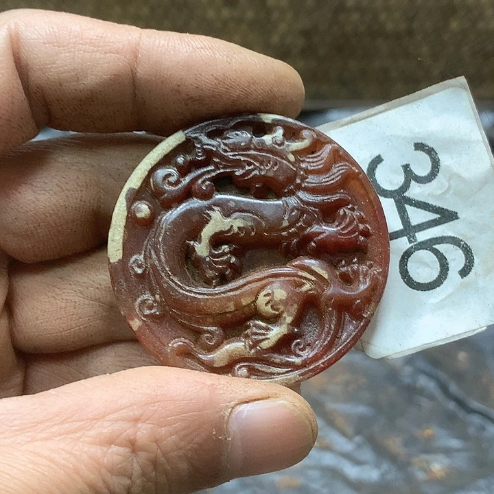 未镶嵌和田玉挂件古****成