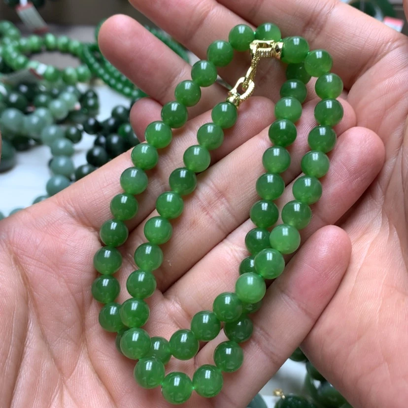 【闪购商品】和田玉（碧玉）未镶嵌项链