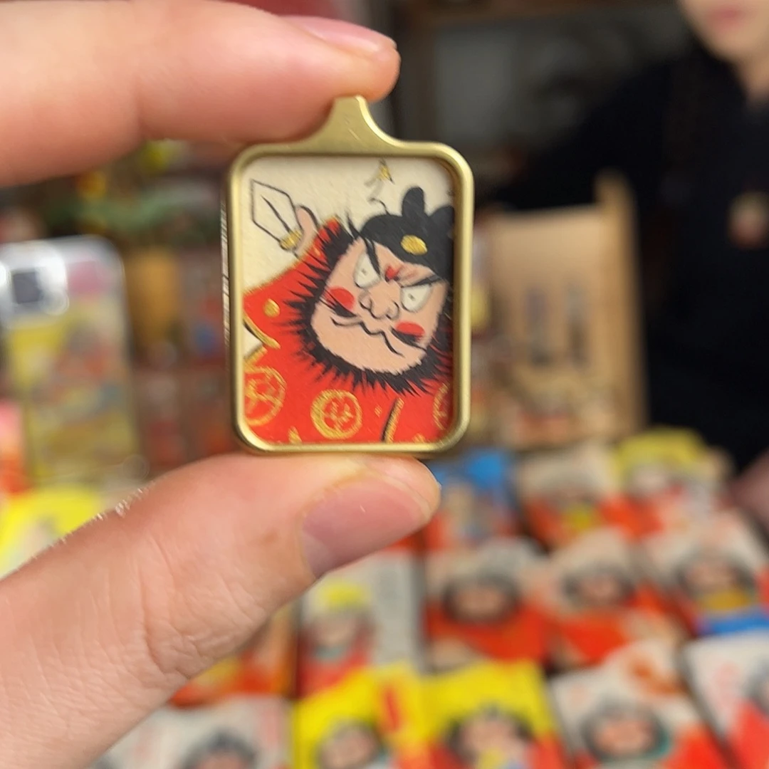 海***步纯手绘钟馗文创画