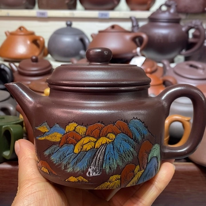 紫砂茶壶精工制作一把280cc