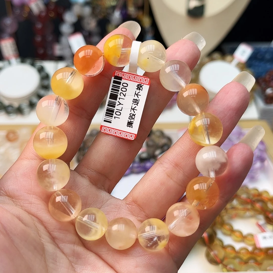 水晶手链未镶嵌手串15