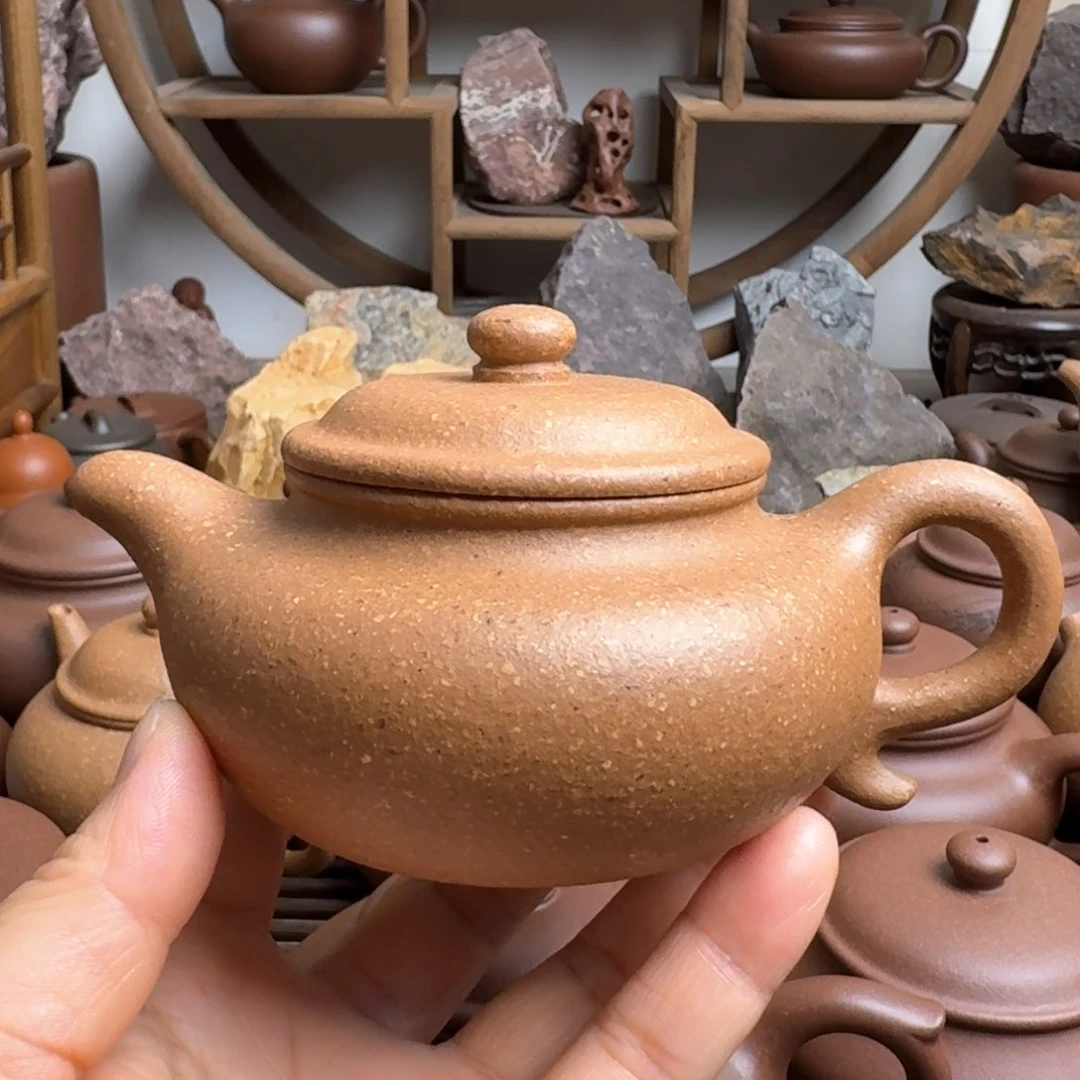 珈***菘茶壶紫砂200cc仿古梨皮段泥