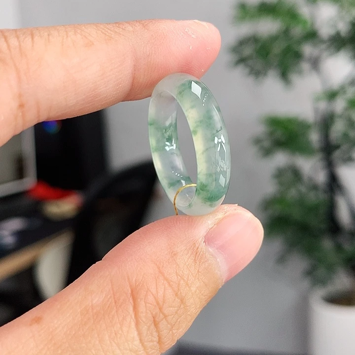 翡翠未镶嵌戒指15号