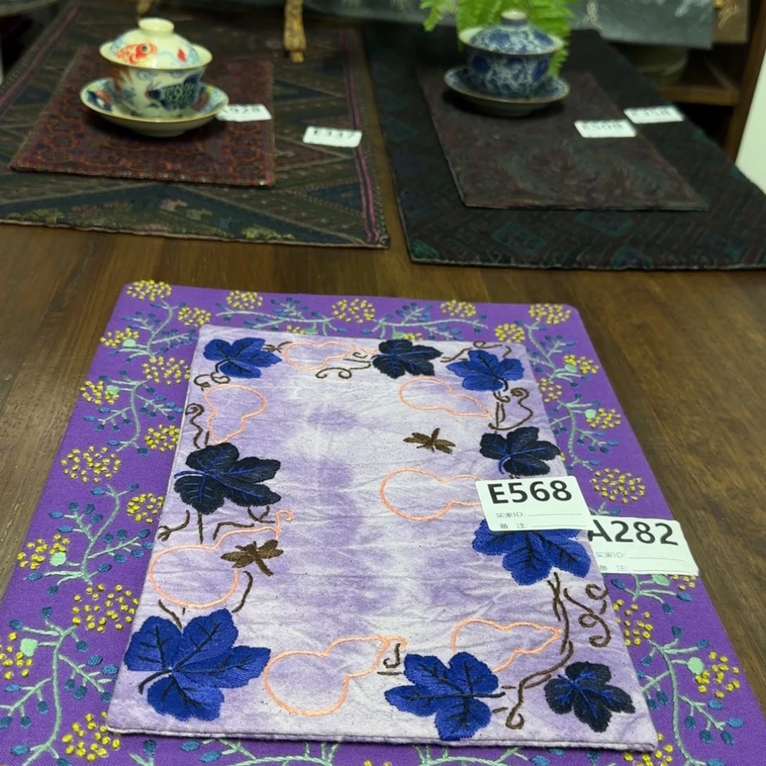 织绣12 都是一张价格三十六纺茶垫