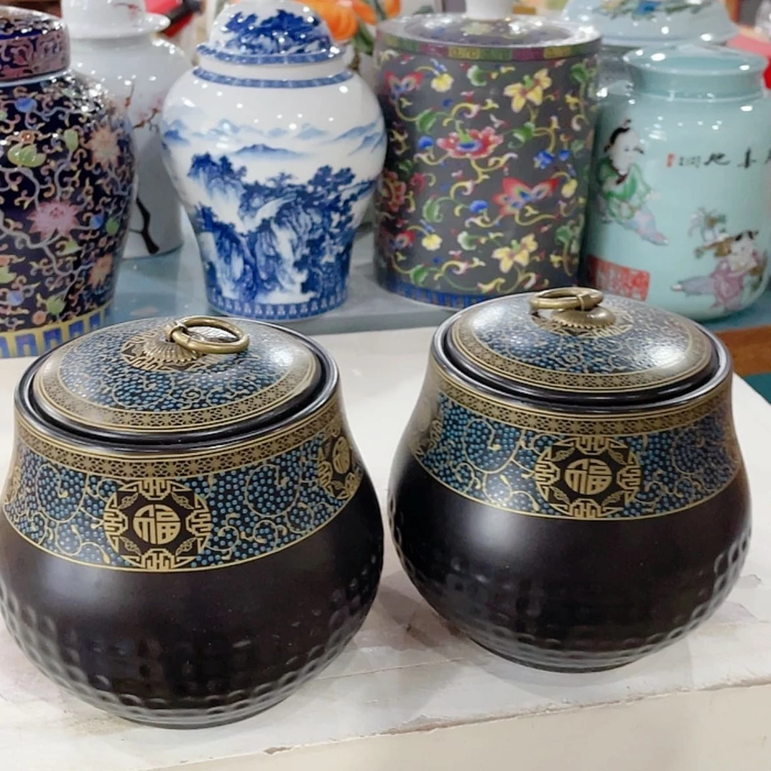 【闪购商品】罐陶瓷茶叶罐密封罐