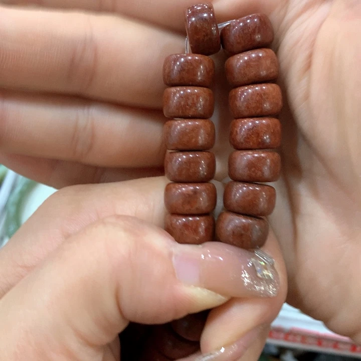 ༺***༻手链未镶嵌岫岩河磨玉（透闪石质玉）