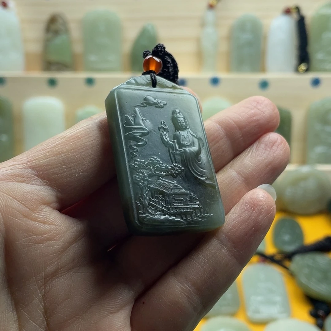 【闪购商品】山水观音吊坠